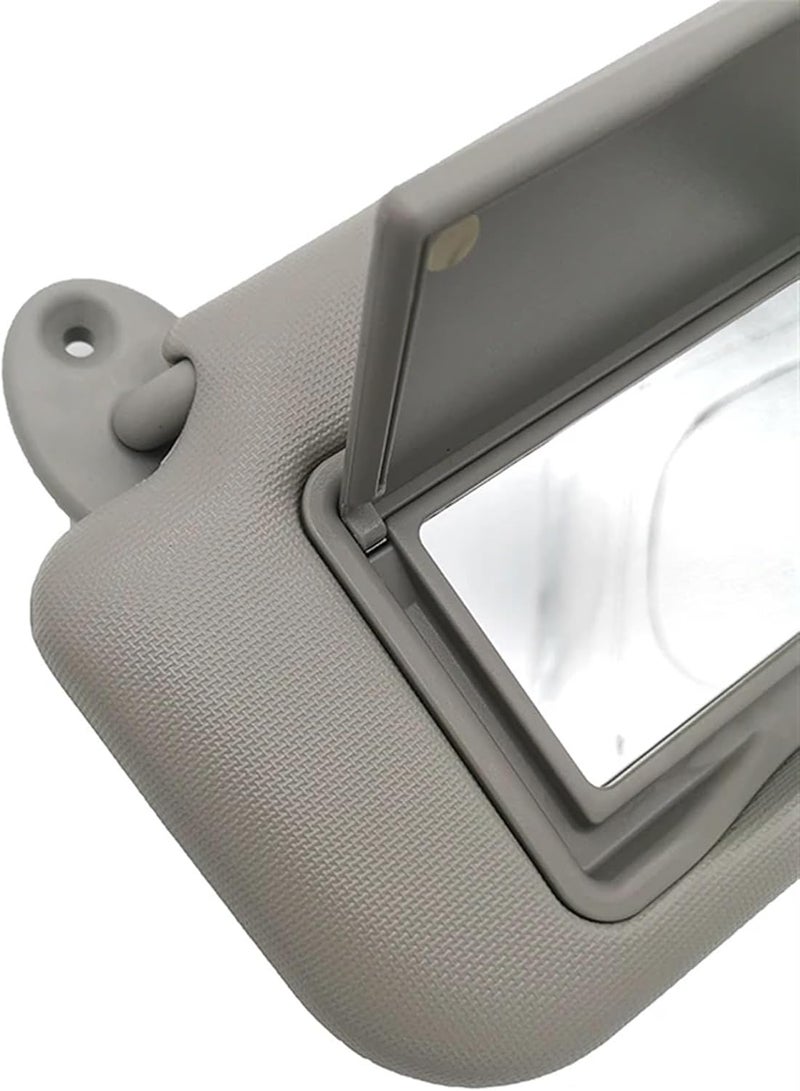 Wivplex Left Side Gray Car Sun Visor with Mirror for Toyota Corolla - Image 5