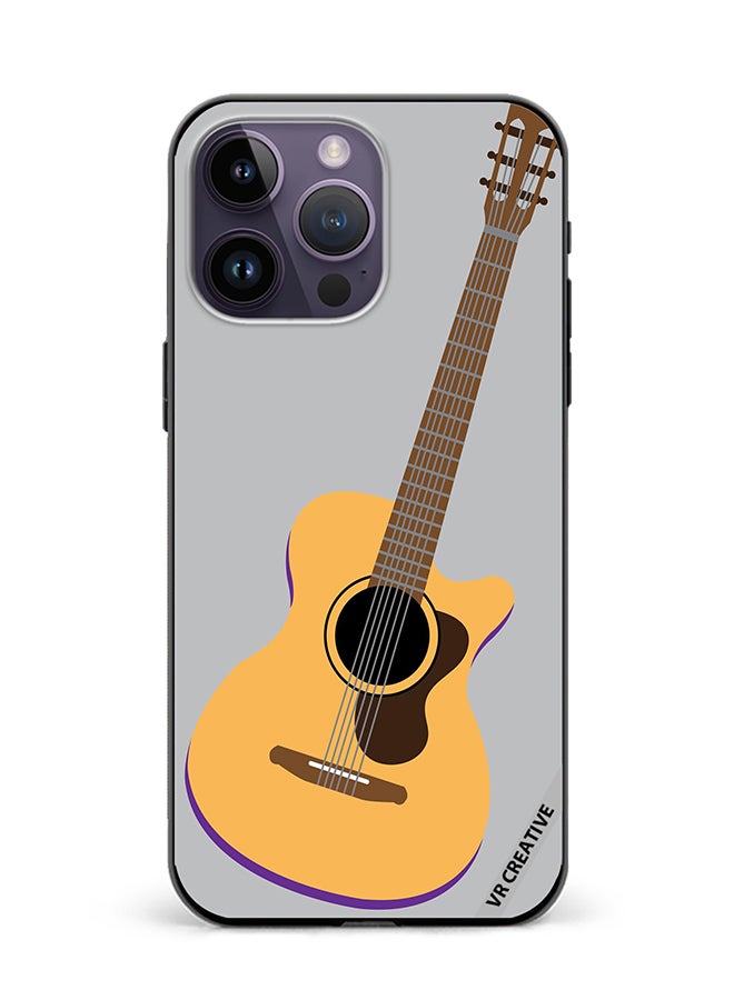 VR CREATIVE Protective Case Cover For Apple iPhone 16 Pro Guitar Musical Design Multicolour - Image 1