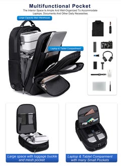 ARCTIC HUNTER Business Travel Roller Backpack, College Book Laptop Backpack, Office Rolling Backpack  - Image 5