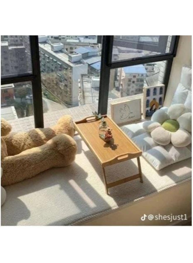 طاولة سرير خشبية قابلة للطي متعددة الاستخدامات - Image 3