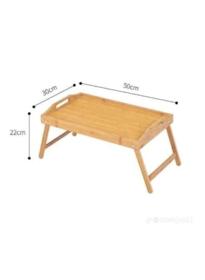 طاولة سرير خشبية قابلة للطي متعددة الاستخدامات - Image 2