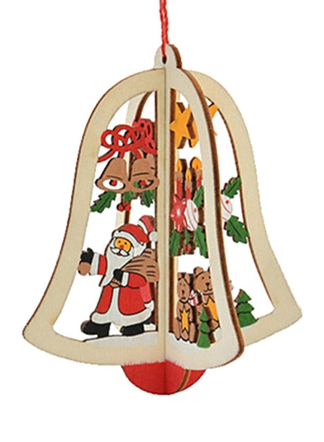 A 3D wooden necklace for decoration 