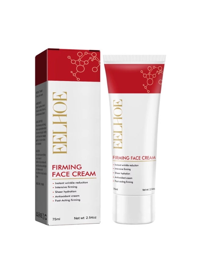 EELHOE Firming Face Cream 75ml Anti Aging and Wrinkle Reducing Moisturizer, Fast Acting Skin Firming Formula with Antioxidants and Deep Hydration for Daily Use - Image 1