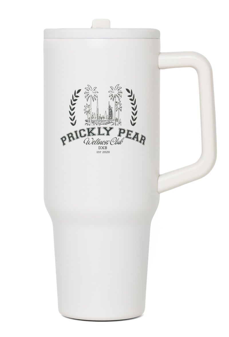 Prickly Pear Stainless Steel 40 Oz Hydrator Water Bottle 2.0 - Varsity - Image 2