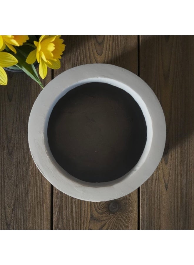 color zone pottery Indoor and outdoor balcony pots. Durable and strong structure, ideal for your large plants. Prevents discoloration and cracking caused by exposure to sunlight. Fiber - Image 3