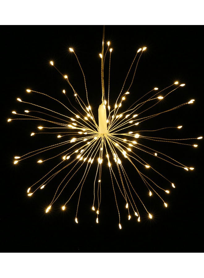 نيبمينينت شريط إضاءة فيري فاير ورك مكون من 120 مصباح LED مع جهاز تحكم عن بعد أبيض دافئ  - Image 4