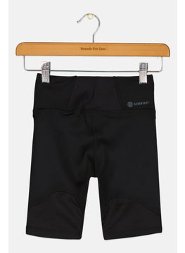Adidas Kids Girl Sportswear Fit Training Shorts, Black  - Image 2