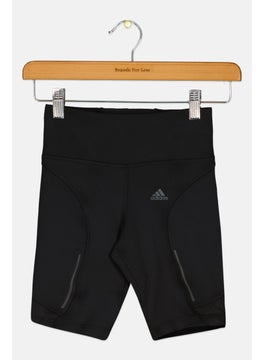 Adidas Kids Girl Sportswear Fit Training Shorts, Black  - Image 1