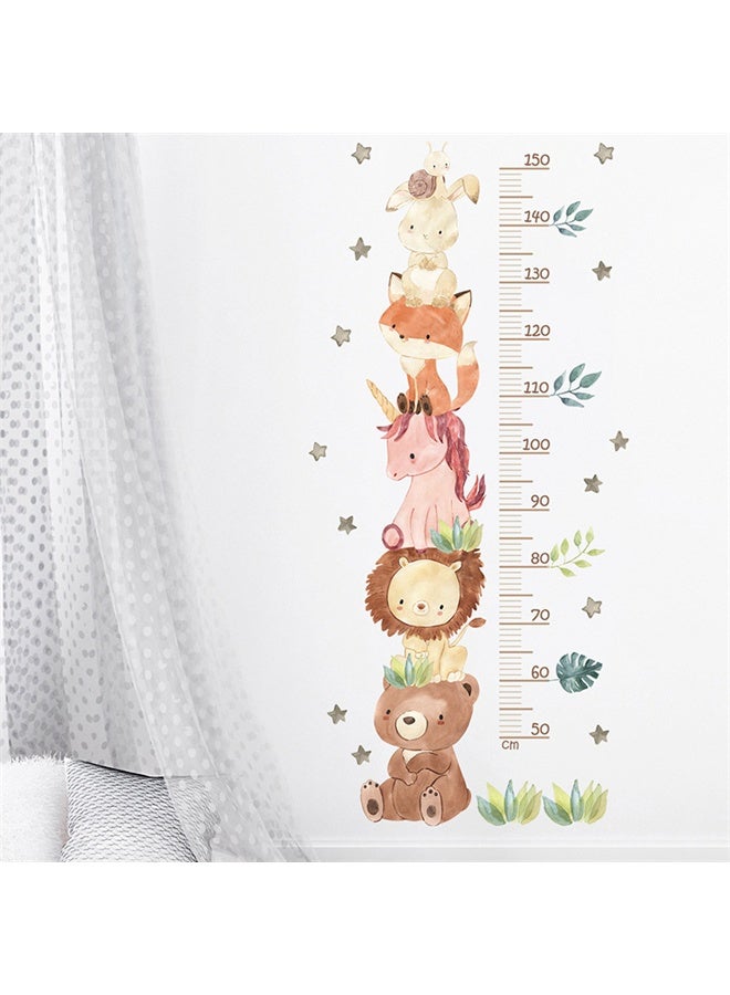 HOMESTAR Cute Animals Kids Height Wall Chart, Wall Decors for Baby Bedroom, Toddler Playroom - Image 5