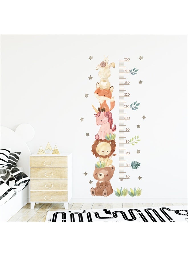 HOMESTAR Cute Animals Kids Height Wall Chart, Wall Decors for Baby Bedroom, Toddler Playroom - Image 4