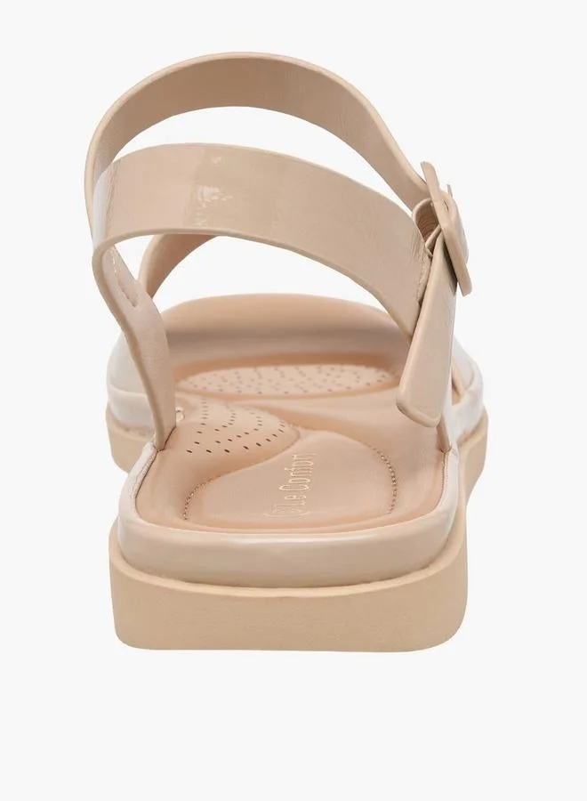 Le Confort BEIGE Women Buckle Closure Sandals for Women | Best Price UAE