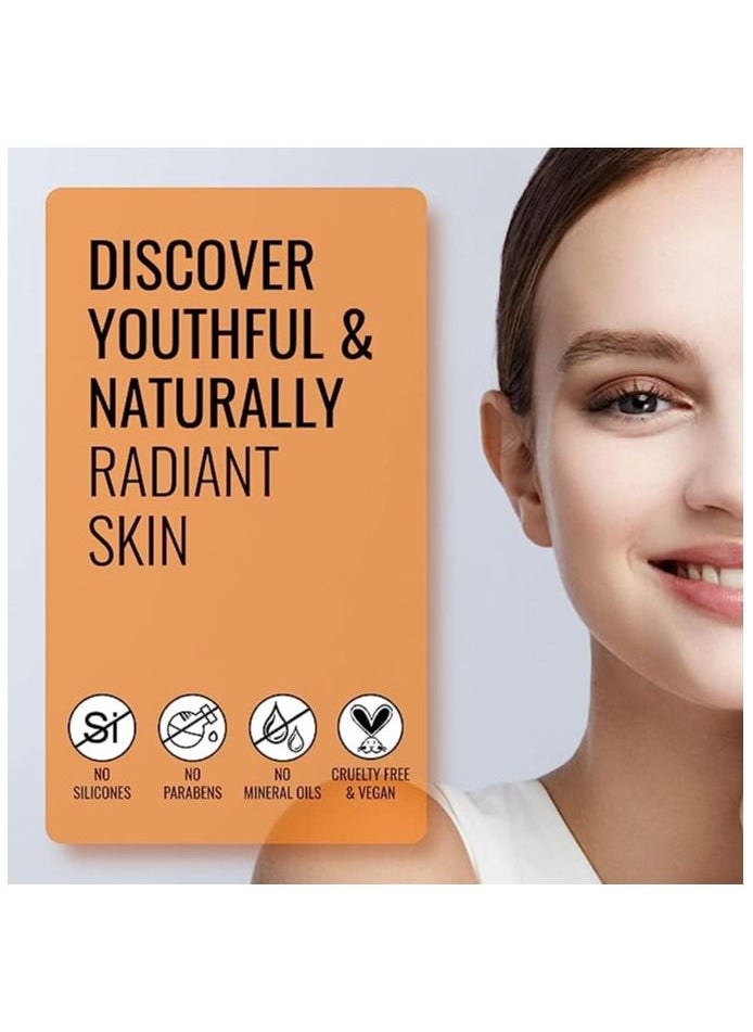 StBotanica - St.Botanica Vitamin C, E & Hyaluronic Acid Brightening Night Gel, 50 g (Night Cream) - Image 1