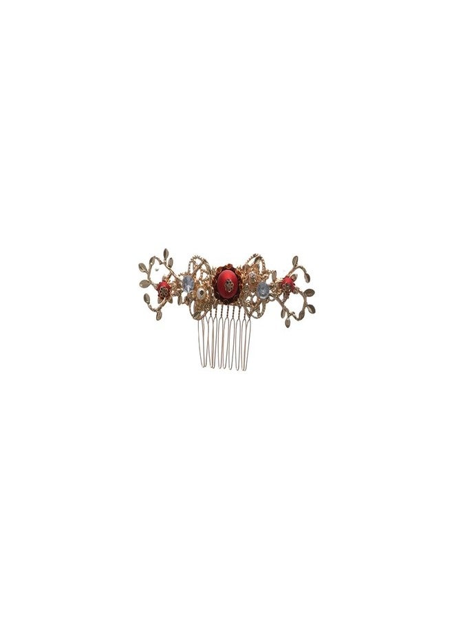 Pokinge Chinese Wedding Bride Hair Jewelry Set,Chinese Crown Wedding Hair Accessories Butterfly Hair Combs Tassel Alloy Headband Jeweled Bridal Wedding Tiara - Image 2