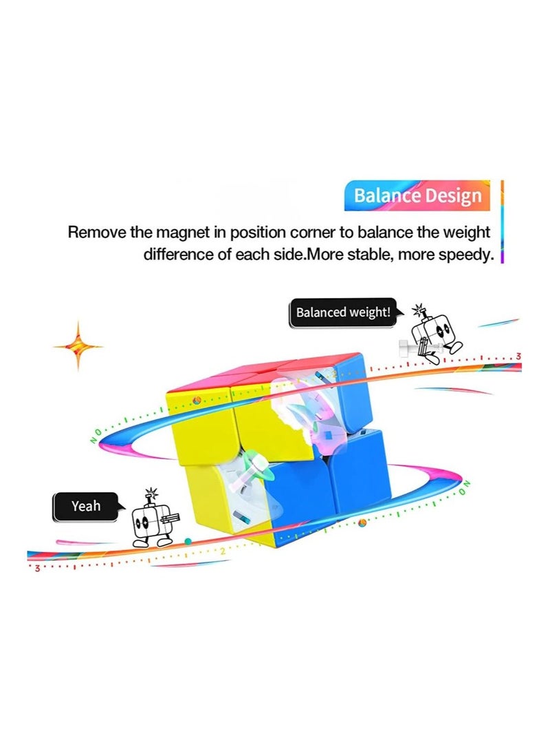 GANCUBE GAN 251 M Air 2x2 Magnetic Speedcube - Image 4