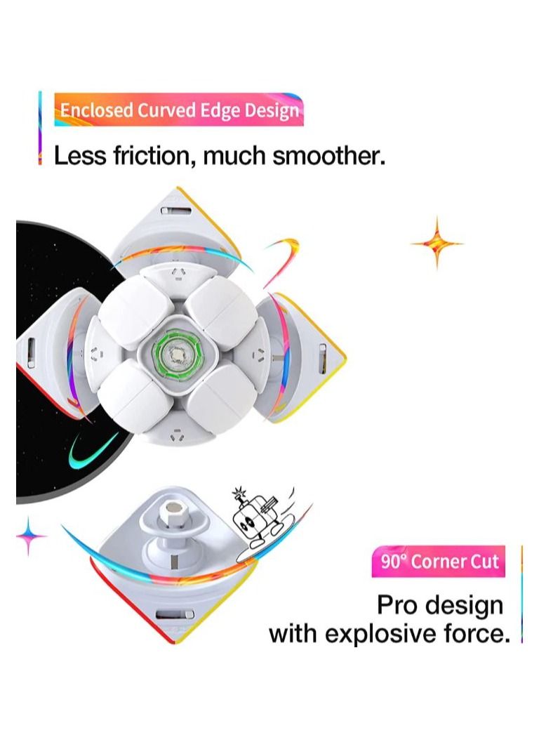 GANCUBE GAN 251 M Air 2x2 Magnetic Speedcube - Image 5