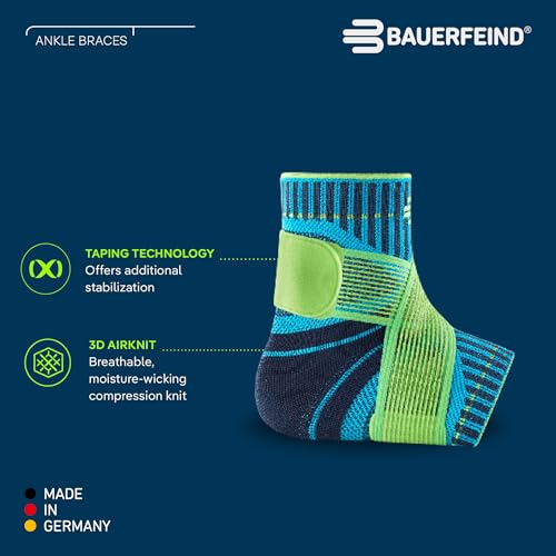 Bauerfeind Sports Ankle Support - Ankle Brace for Stabilization & Protection - Figure-8 Taping Strap - Targeted Compression - Lightweight & Durable - Image 4