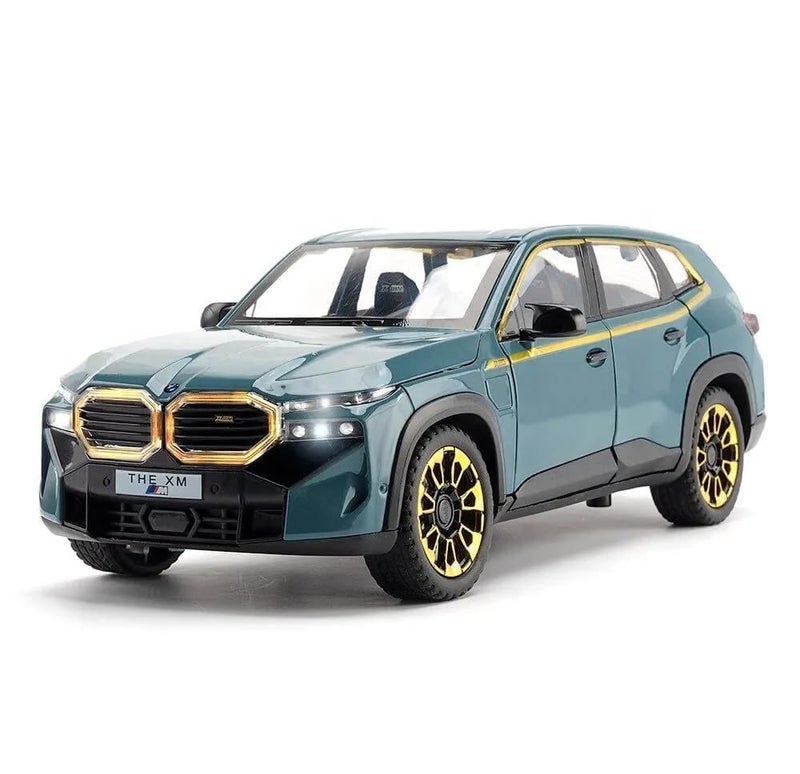 VARIYA ENTERPRISE® 1/24 Big B-M-W XM SUV Model Toy Car Metal Pull Back Diecast Car with Openable Door and Sound Light, Gifts Toys for Kids【 Colors As Per Stock 】 - Image 1