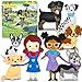 CRAFTILOO 8 PreCut Dogs Stuffed Animal Fun Kids Sewing Kit for Kids Ages 812 Children Beginners Sewing kit Kid Puppy Crafts Felt Pillow Plush Craft Kit Girls and Boys - Image 3