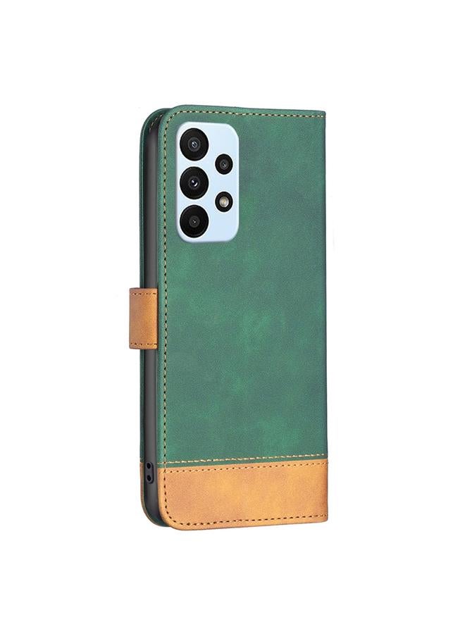 اس-توب جراب لهاتف Samsung Galaxy A23 5G BF11 مصنوع من الجلد بلون متناسق مع لون الهاتف - Image 3