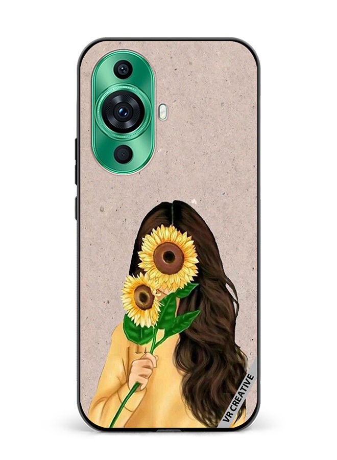 VR CREATIVE Protective Case Cover For Huawei nova 11 Sunflower2 Design Multicolour - Image 1
