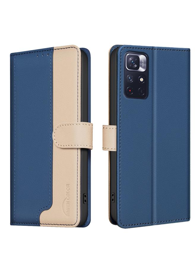 The Bros Case For Xiaomi Redmi Note 13 Pro+ Color Matching RFID Anti-theft Leather Phone Case