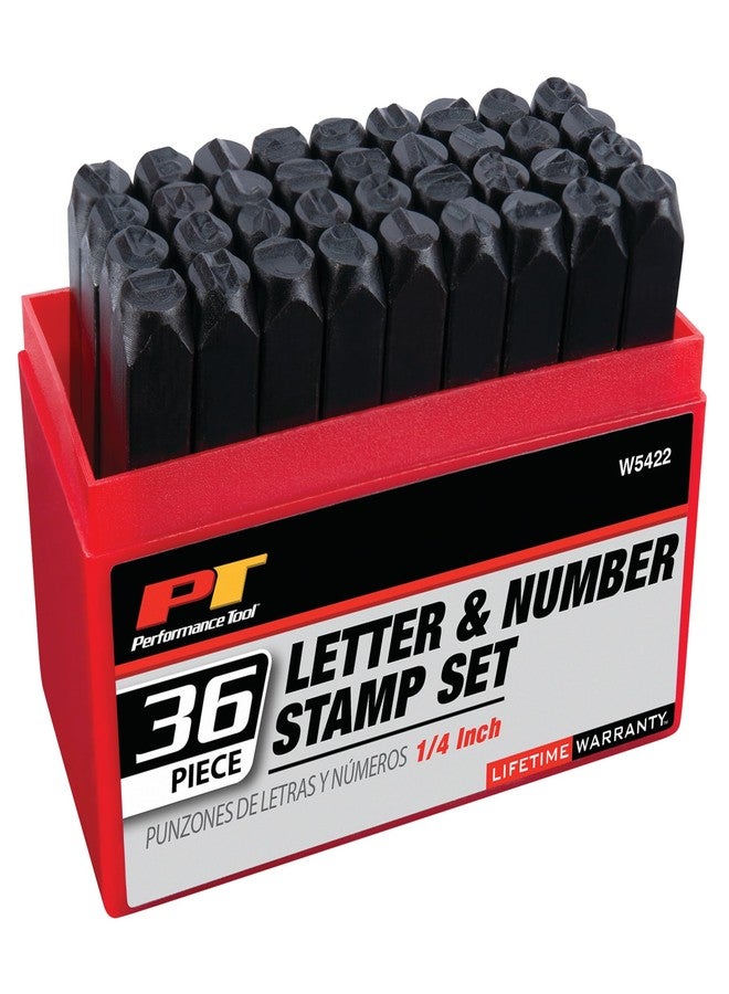 Performance Tool W5422 36-Piece Steel Letter and Number Stamp Set - Image 2