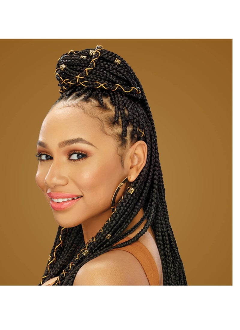 African Pride African Pride Black Castor Miracle Extra Hold Braid, Loc, Twist Gel, Tames Frizz & Edges, No Parabens, Sulfates, Mineral Oil or Petrolatum, Contains Black Castor & Coconut Oil  - Image 5
