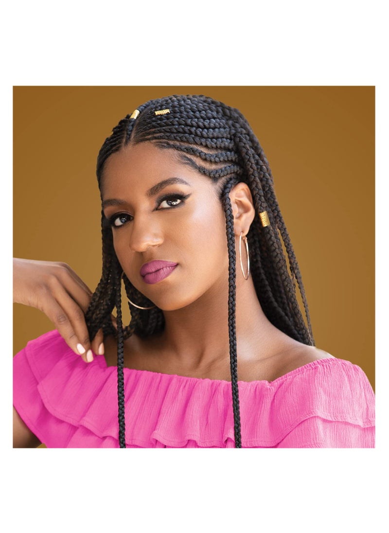 African Pride African Pride Black Castor Miracle Extra Hold Braid, Loc, Twist Gel, Tames Frizz & Edges, No Parabens, Sulfates, Mineral Oil or Petrolatum, Contains Black Castor & Coconut Oil  - Image 4