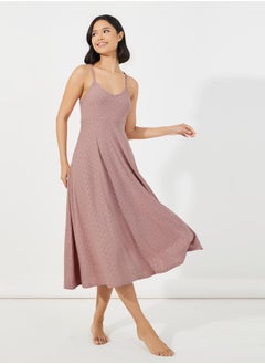 Styli Jersey Schiffli Slip Dress  - Image 1