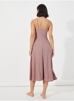 Styli Jersey Schiffli Slip Dress  - Image 4