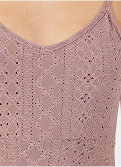 Styli Jersey Schiffli Slip Dress  - Image 3