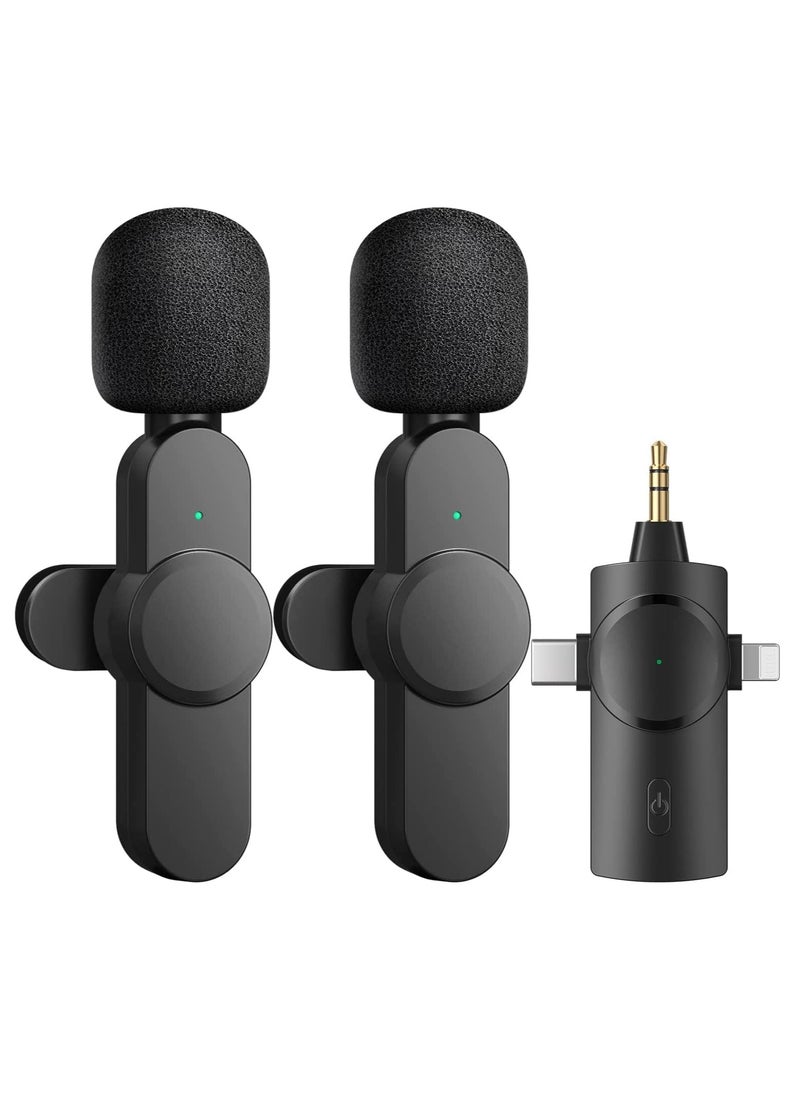 TIGER - Wireless Lavalier Lapel Microphone for iPhone, iPad, Android, Camera – Plug & Play, 7 Hours Long Working Time, Ideal for Interviews, Videos, Podcasts, Vlogs, YouTube - Image 1
