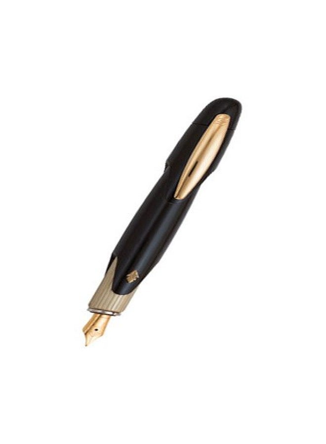 Stipula Speed Fountain Pen Black Medium Nib (ST60040) - Image 1
