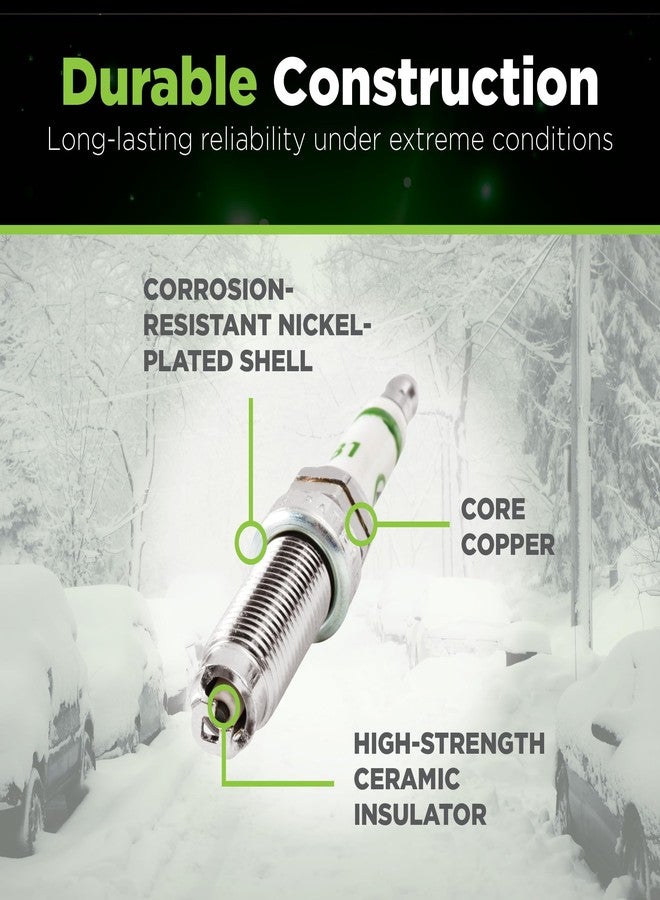 E3 Spark Plugs E3.81 Premium Automotive Spark Plug w/DiamondFIRE Technology (Pack of 1) - Image 3