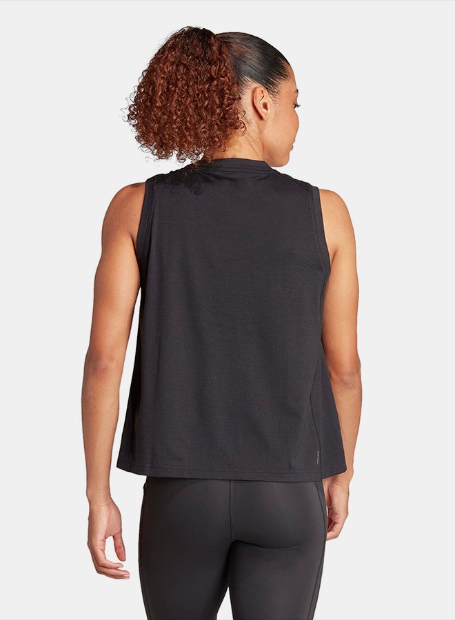 Adidas Train Essentials Big Performance Logo Training Tank Top - Image 2