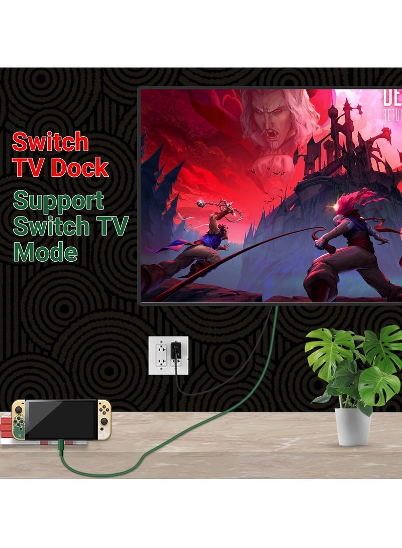 Type C to HDMI Cable, 4K@30Hz USB-C to HDMI TV Conversion Cable for Switch/Switch OLED/Steam Deck, Type C to HDMI TV Adapter with 100W PD Charging Port Compatibility with Phone/Laptop/Tablet - Image 4