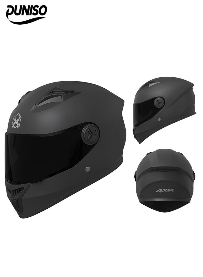 DUNISO Full Face Motorcycle Helmet, Lightweight Crash Resistant Motorcycle Helmet, All Season Cool Racing Helmet，Equipped With Dual Lenses,Anti Seismic And Anti Drop, Comfortable And Breathable, Suitable For Both Men And Women  - Image 1