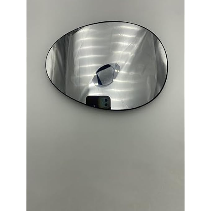 ريحني مرآة زجاجية مدفأة لميني R55 R56 R57 كوبر 20072015 مرآة خلفية مدفأة زجاجية وملحقات غطاء لين بديل الجانب الأيسر - Image 4