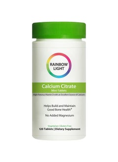 Rainbow Light Calcium Citrate Mini-Tabs - Food-Based Calcium Supplement ...