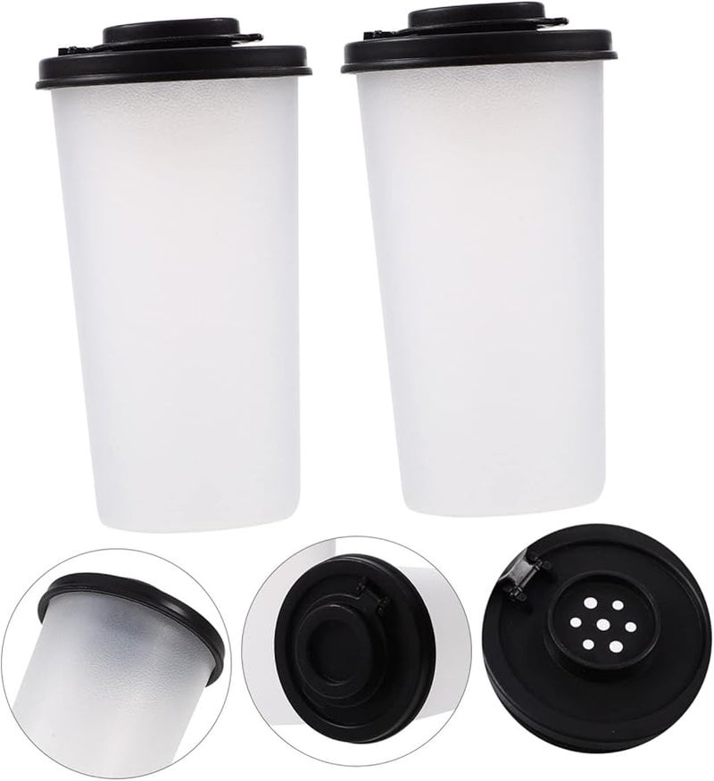 2Pcs Mini Seasoning Bottles Set For Pepper Sugar Spices Food Grade Bbq Kitchen - Image 4