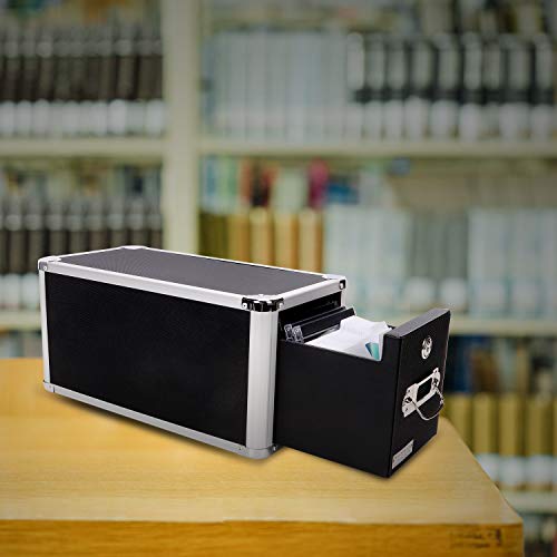 Vaultz CD Sleeves - Pack of 100 Thin CD and DVD Sleeve File Folders for Preservation & Organizing w/Thumb Notch, Perfect for CD Sleeve Storage Boxes - White - Image 5