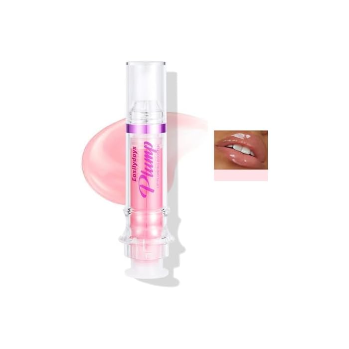 Lifting Gloss, Spicy Lip Plumping Booster Lip Gloss Glossy Lipstick, Hydrating, Volumizes, High-Shine, Fuller Plumper Lip Mirror Lip Glaze, Plump & Pout Lip Plumper for Women Girls (#01)