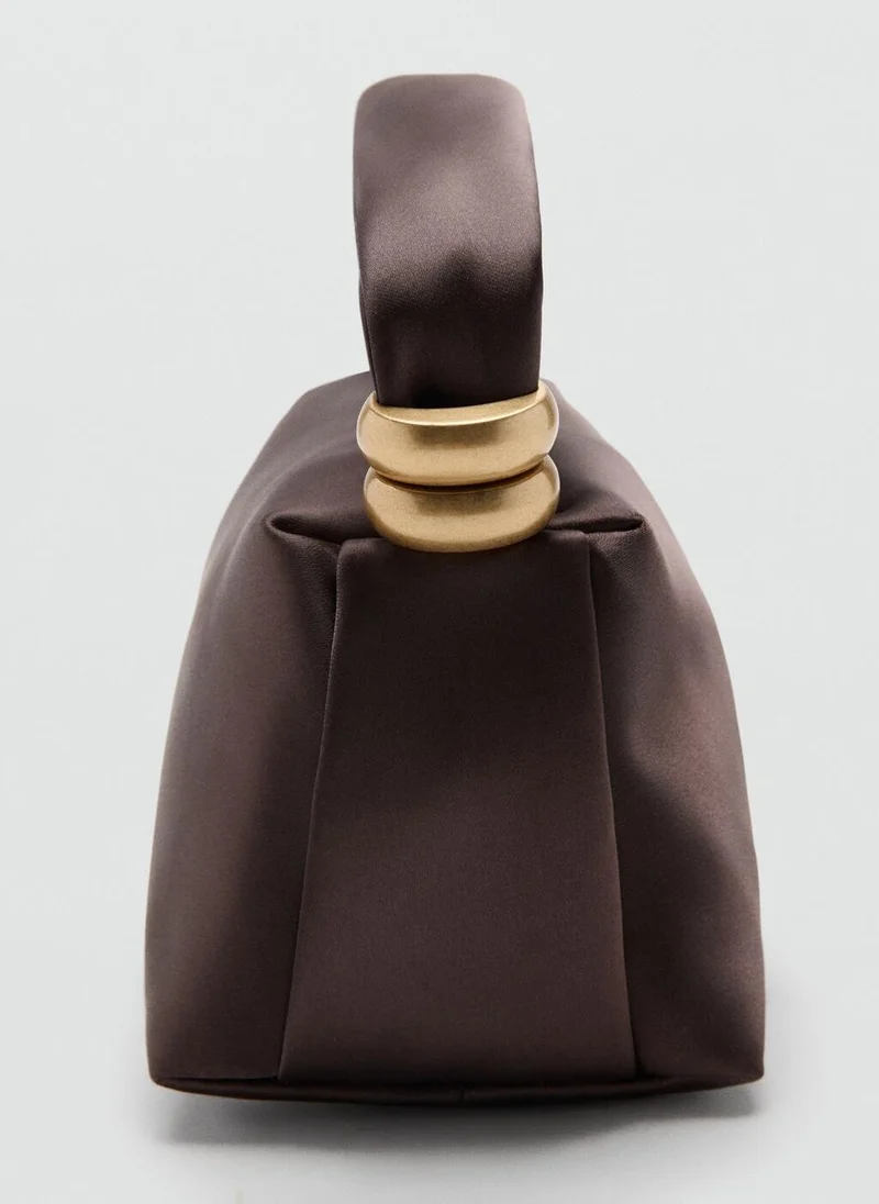 MANGO  Metallic detail handbag for Women | Best Price UAE