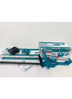 TOTAL Super Total 20V Lithium-Ion Cordless Hedge Trimmer with 460mm Blade - Includes Safety Goggles, Gloves, with Rechargeable Battery & Charger for Effortless Hedge Clipping, Grass Trimming, Pristine Landscaping and Easy Yard Maintenance  - Image 3
