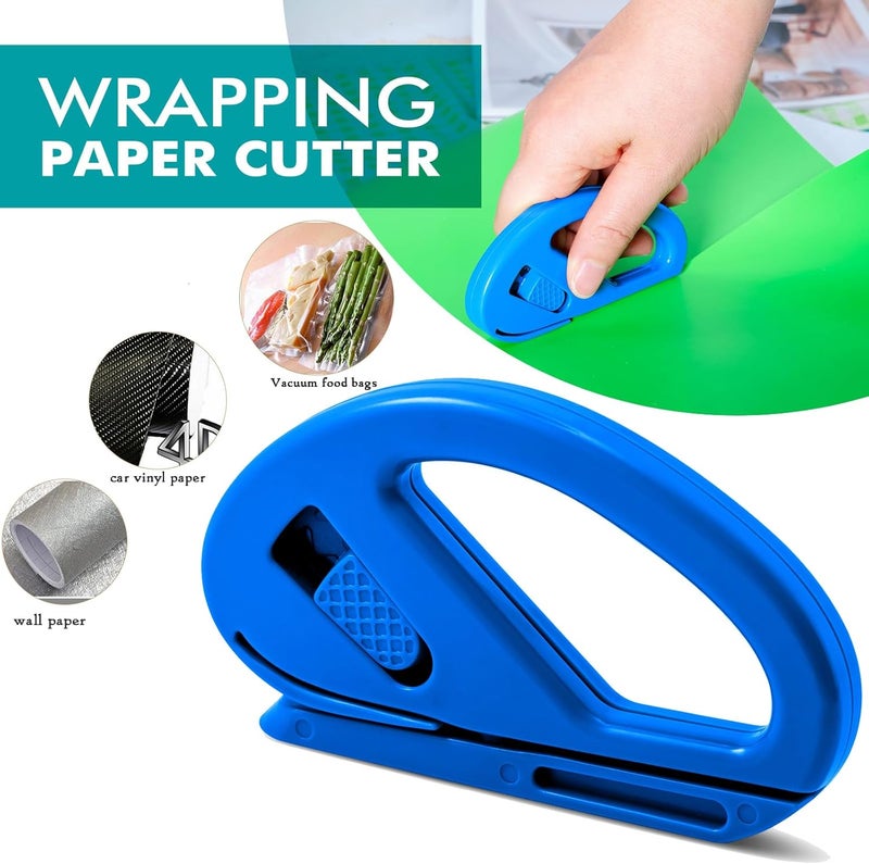 FOSHIO Car Vinyl Tool Kit Car Film Blue Squeegee Set for Tint Film Car Wrap, Foil Tool Set for Wrapping, Micro Squeegee, Felt Squeegee, Cutter Knife - Image 3