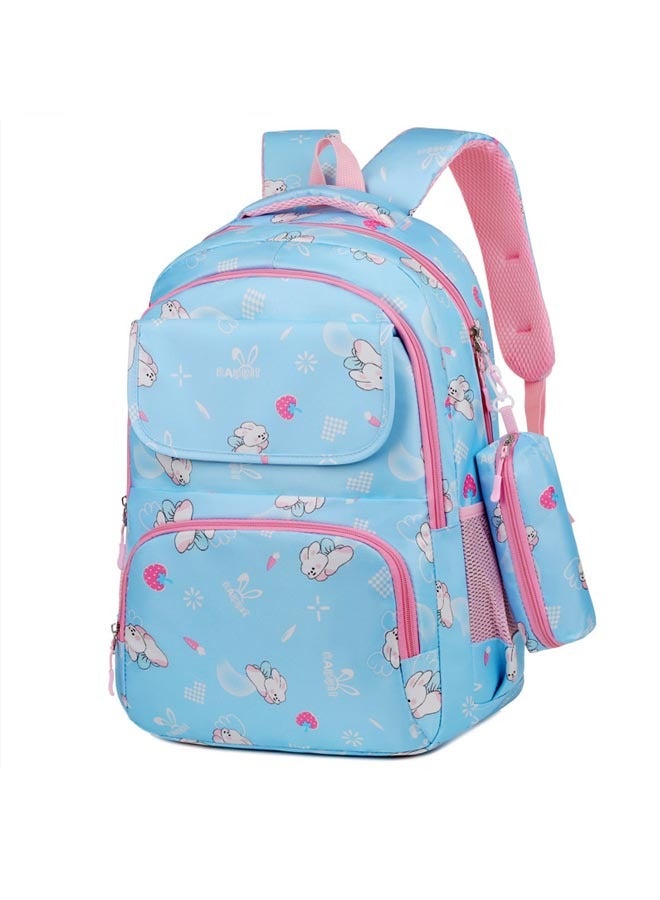 Cartoon Girls Backpack Middle School Students Backpack - Image 1