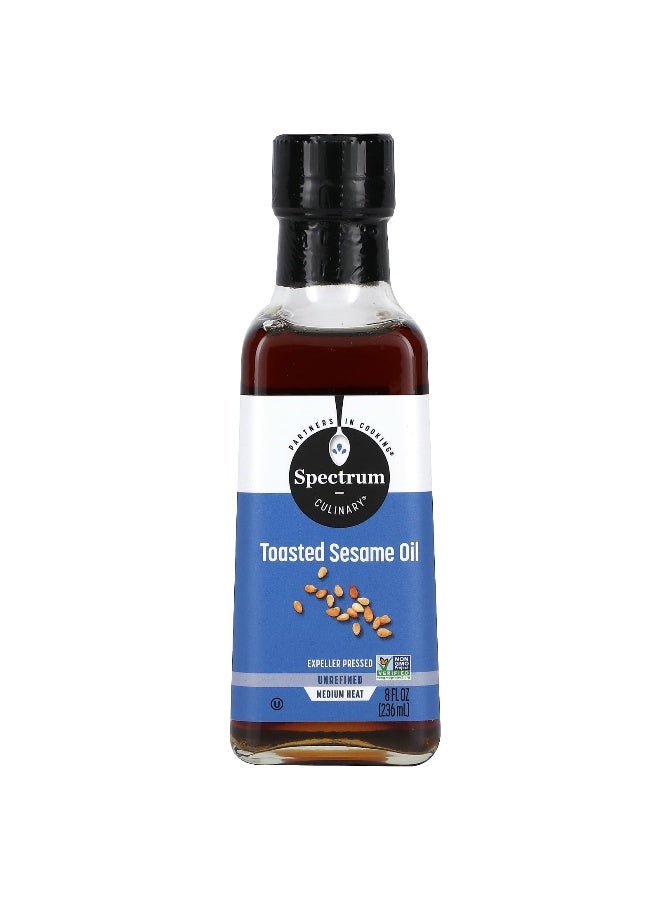 Spectrum Culinary Spectrum Culinary, Toasted Sesame Oil, 8 fl oz (236 ml)  - Image 1