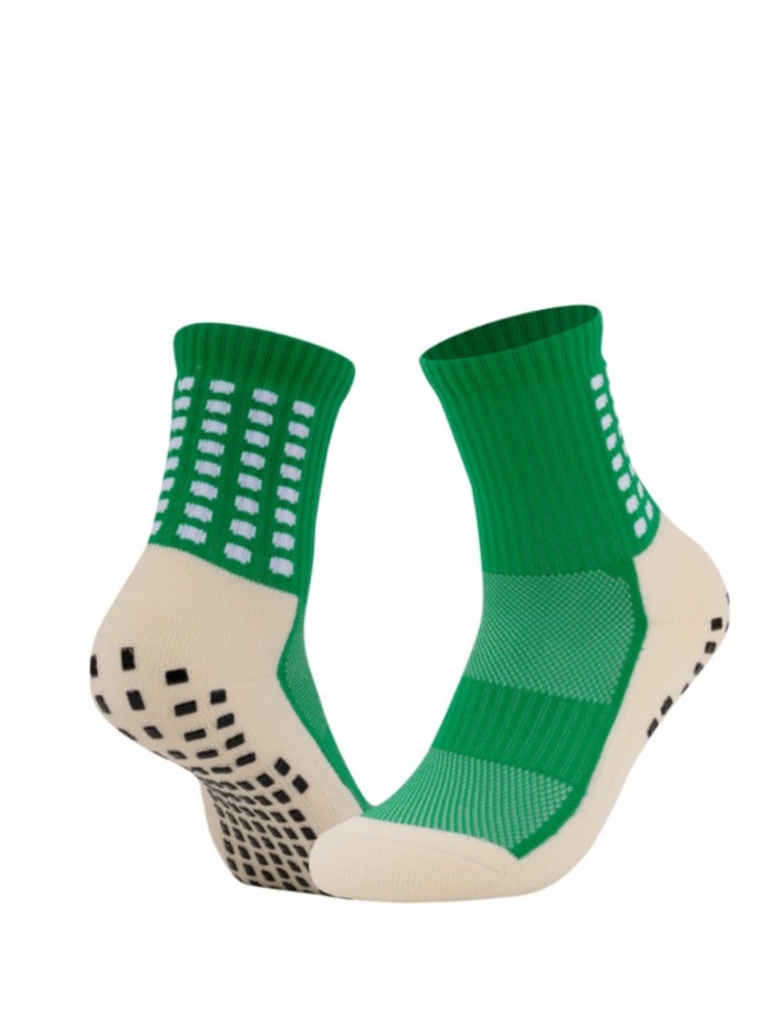 Kenzs 3 Pairs Colorful Football Anti-Slip Socks Gel Socks for Men Women Kids Anti-Slip Football Socks Suitable for Football Basketball Yoga - Image 2