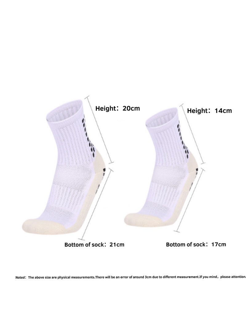 Kenzs 3 Pairs Colorful Football Anti-Slip Socks Gel Socks for Men Women Kids Anti-Slip Football Socks Suitable for Football Basketball Yoga - Image 5