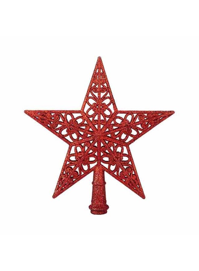 Tree Top Star, Red - 20cm, China